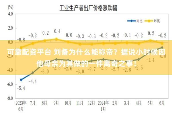 可靠配资平台 刘备为什么能称帝？据说小时候因他母亲为其做的一件离奇之事！